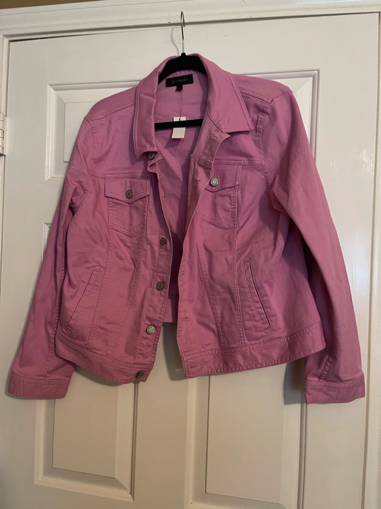 Talbots Lilac Jean Jacket Nwt